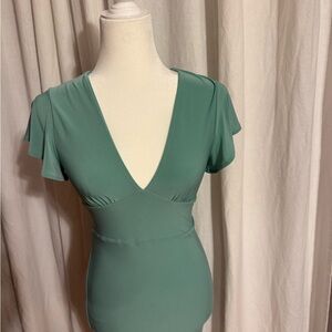 AYM Hyde Midi Dress - Deep Sage Green